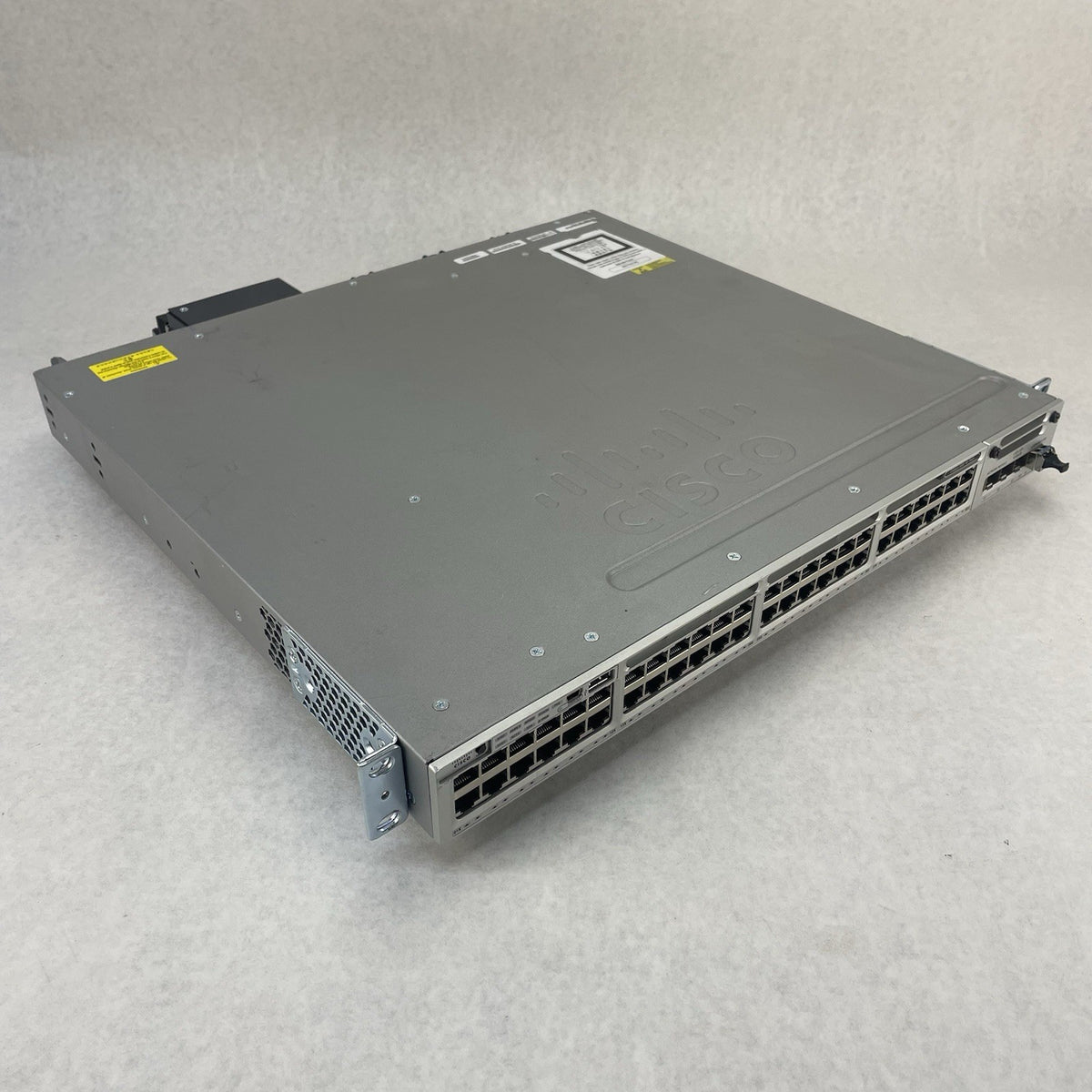 Cisco WS-C3850-48P-S 48-Port PoE+ 1x PSU NM-2-10g Gigabit Switch - Tested0