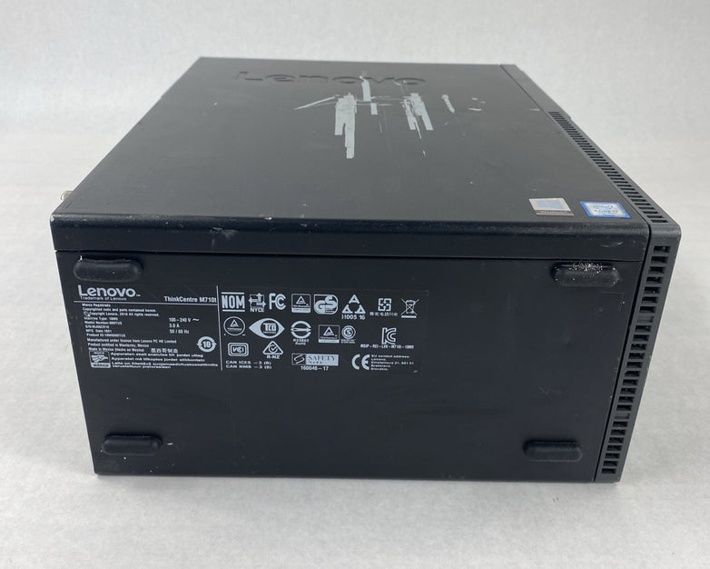 Lenovo ThinkCentre M710t MT Intel Core i7-7700 3.60 GHz 8 GB RAM No HDD No OS