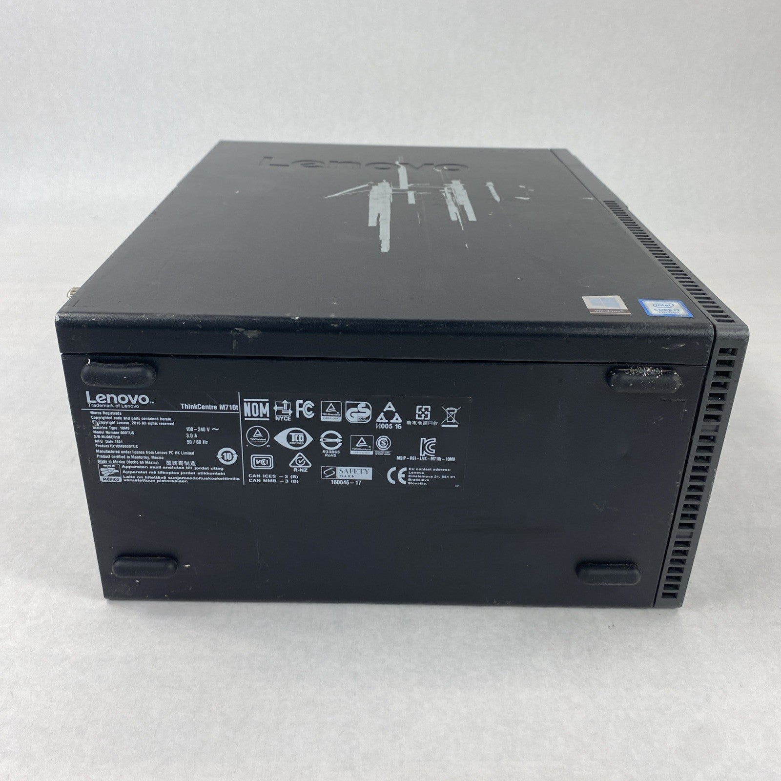 Lenovo ThinkCentre M710t MT Intel Core i7-7700 3.60 GHz 8 GB RAM No HDD No OS