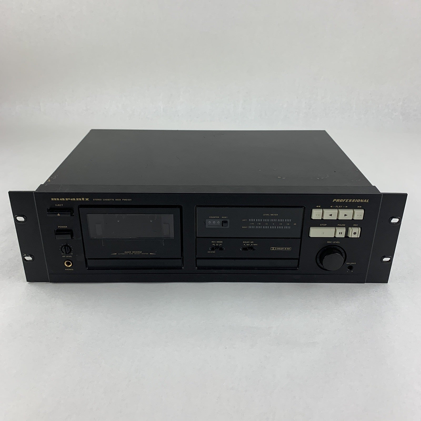 Marantz PMD501 Professional Cassette Tape Deck Player Recorder Reverse Sticks