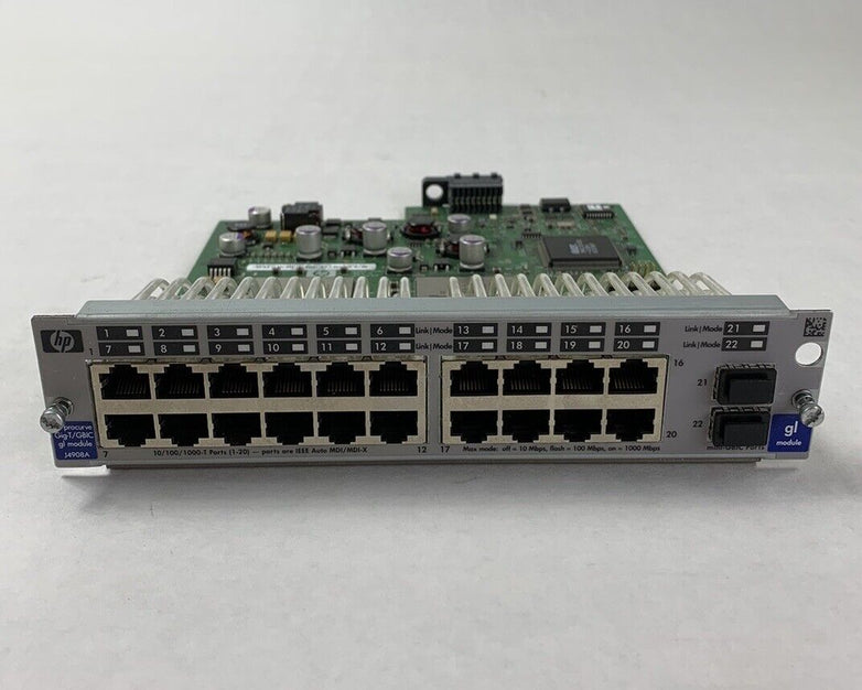 HP Procurve J4908A 20 Port Gigabit Switch Module
