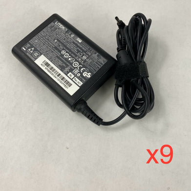 LITEON PA-1650-80 19V 3.42A 65W AC Adapter Power Supply (Lot of 9)
