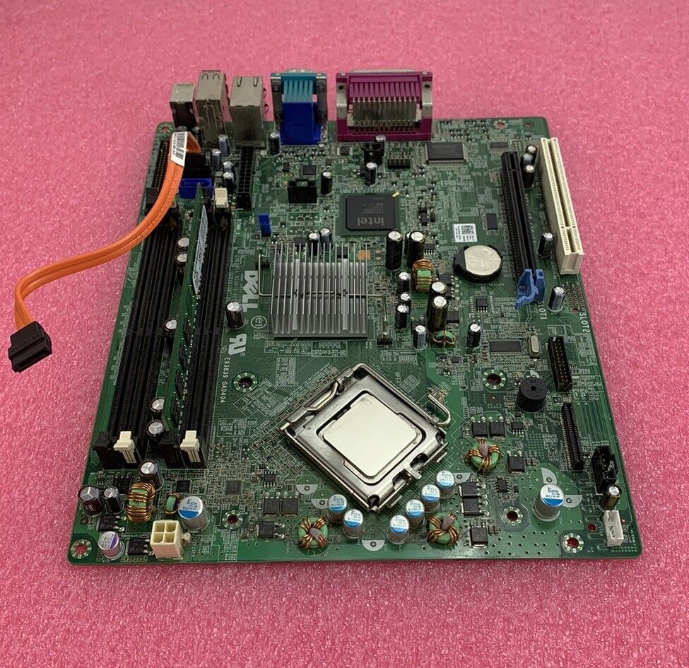 Dell Optiplex 760 M863N Motherboard Intel Core 2 Duo E7500 2.93GHz 2GB RAM