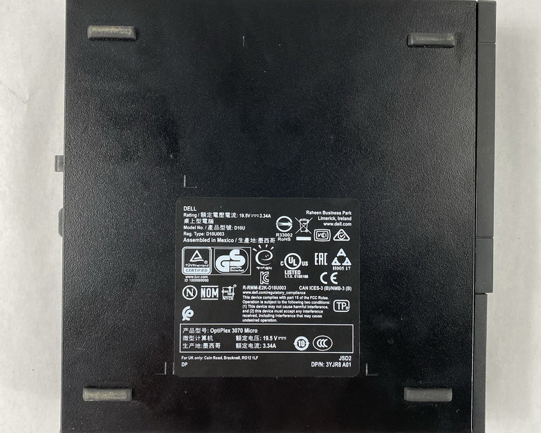 Dell OptiPlex 3070 Micro Intel Core i5-9500T 2.2GHz 8GB RAM No HDD No OS