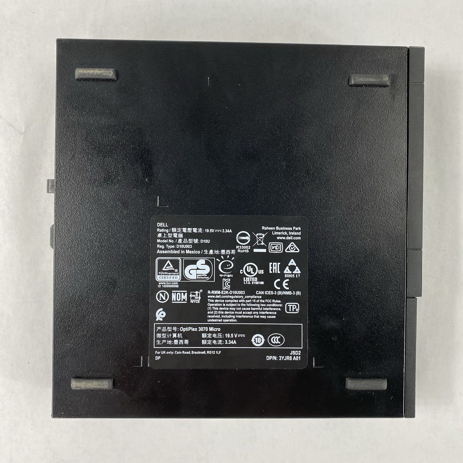 Dell OptiPlex 3070 Micro Intel Core i5-9500T 2.2GHz 8GB RAM No HDD No OS