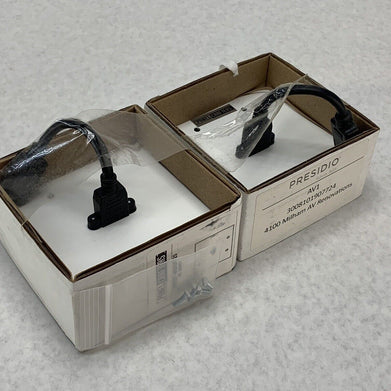 Panel Crafters 1-Gang HDMI Wall Plate S66227-WQ555720 Lot of (2)