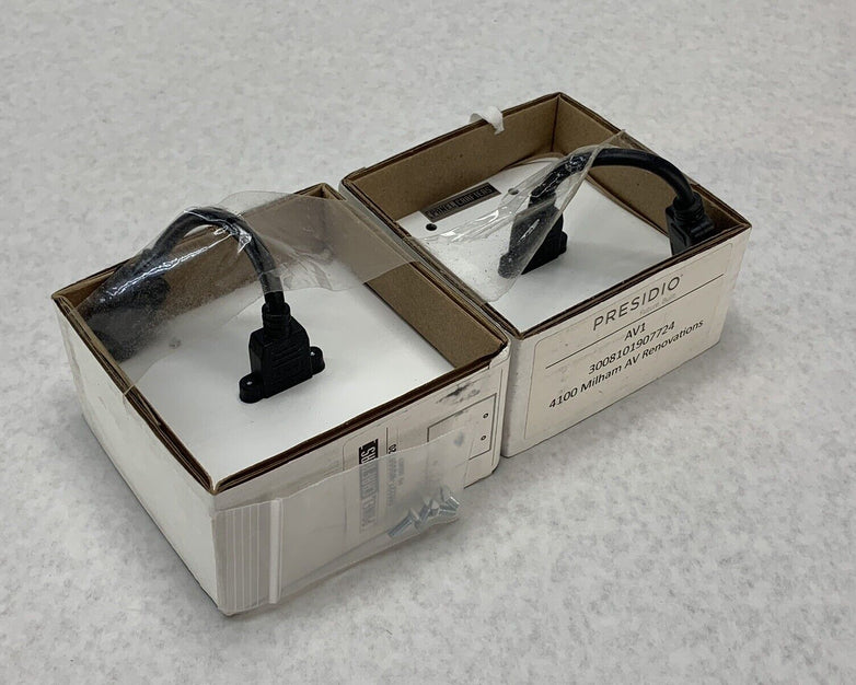 Panel Crafters 1-Gang HDMI Wall Plate S66227-WQ555720 Lot of (2)