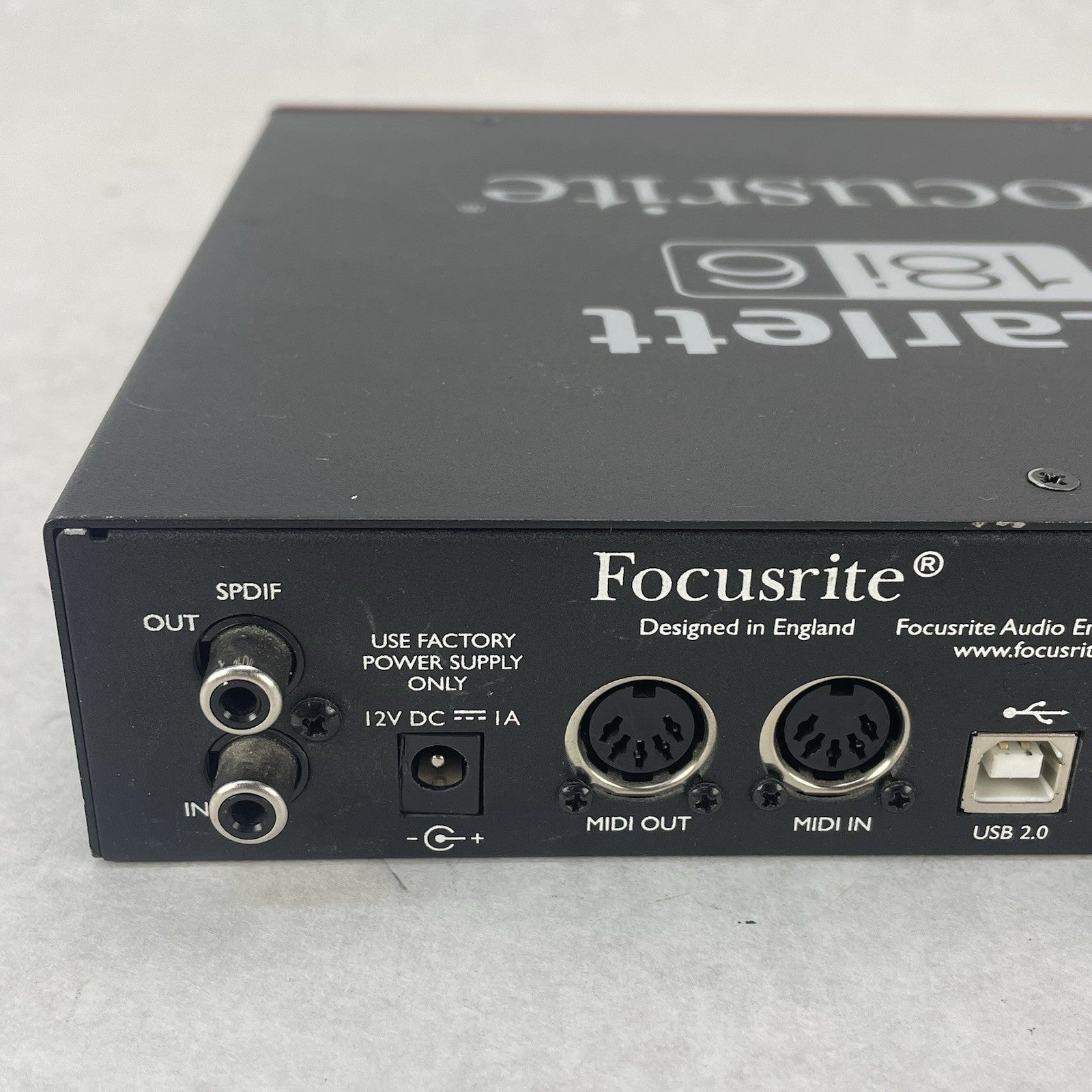 Focusrite Scarlett 18i6 USB Audio Interface Gain For Parts or Repair8