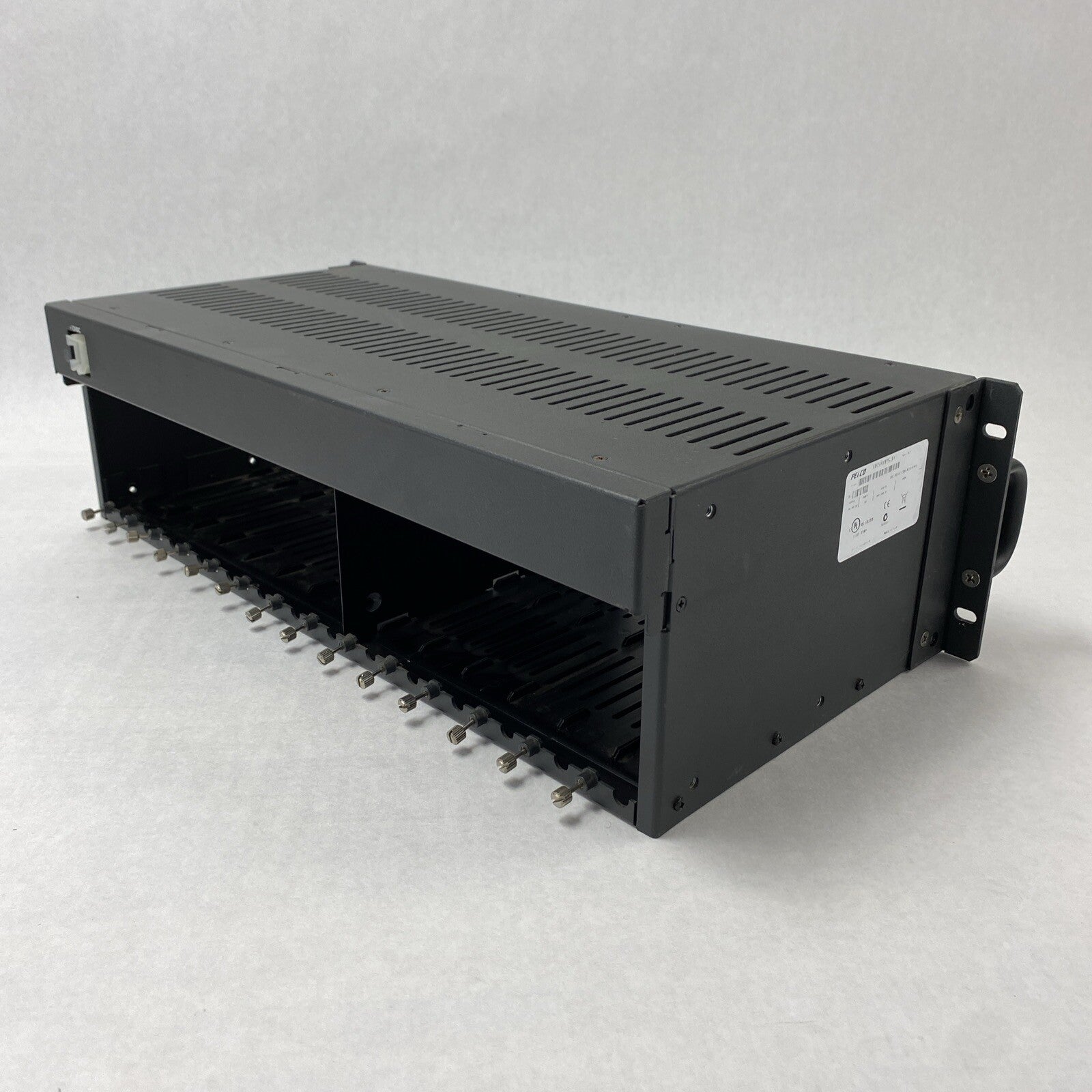 Pelco RK5000PS-3U Rack Mount Chassis For Fiber Optic And UTP Modules