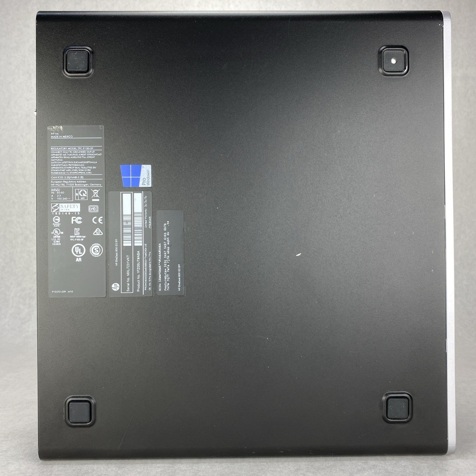 HP EliteDesk 800 G3 SFF Intel Quad Core i5-6500 3.20GHz 16GB RAM DVDRW No HDD OS