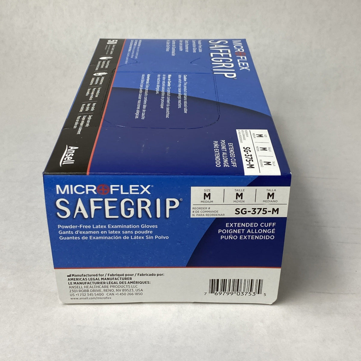 Ansell Microflex SafeGrip SG-375-M Latex Exam Gloves Medium - 500 Count8