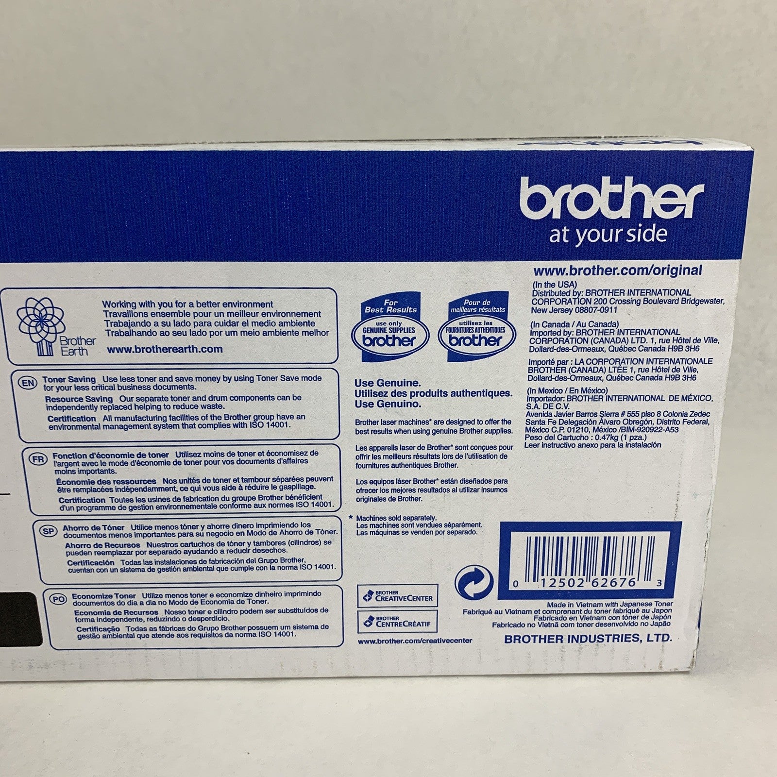 Brother TN-420 Black Toner Cartridge New OEM Sealed Box