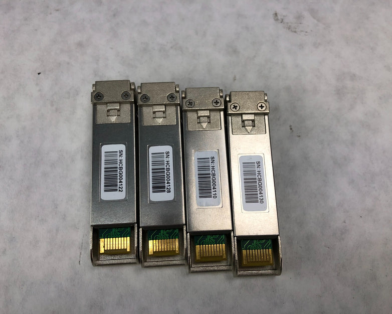 Lot of 4 10G JD094B 10G SFP+ LR Transceiver
