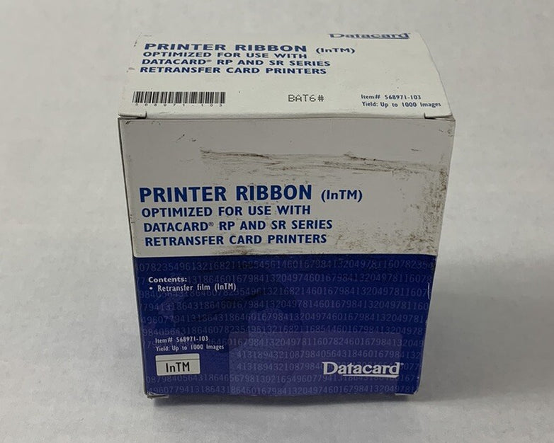 Datacard Printer Ribbon 568971-103, 1000 Images