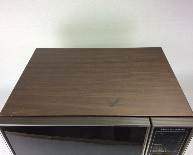 Vintage 1979 Kenmore Sears Microwave Wood Grain Model 564.9938010