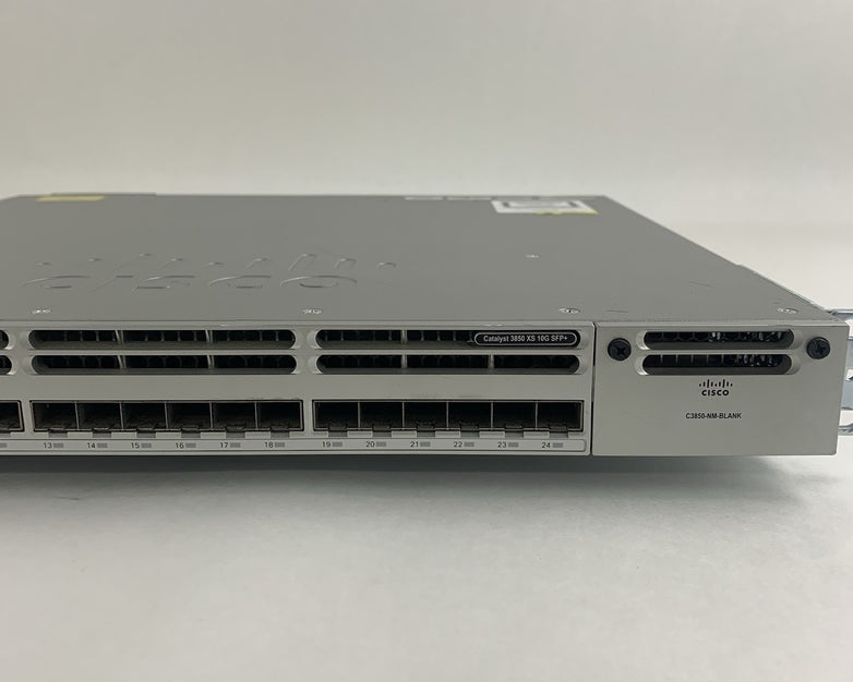 Cisco WS-C3850-24XS-S V02 24-Port 10Gb SFP+ Switch Tested Reset 2x PSUs
