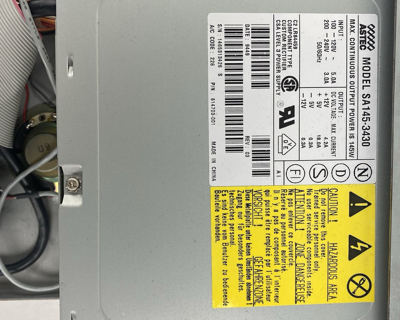 Zenith Z-Station ZEP-8370-QB DT Pentium 90MHz 32MB RAM No HDD No OS