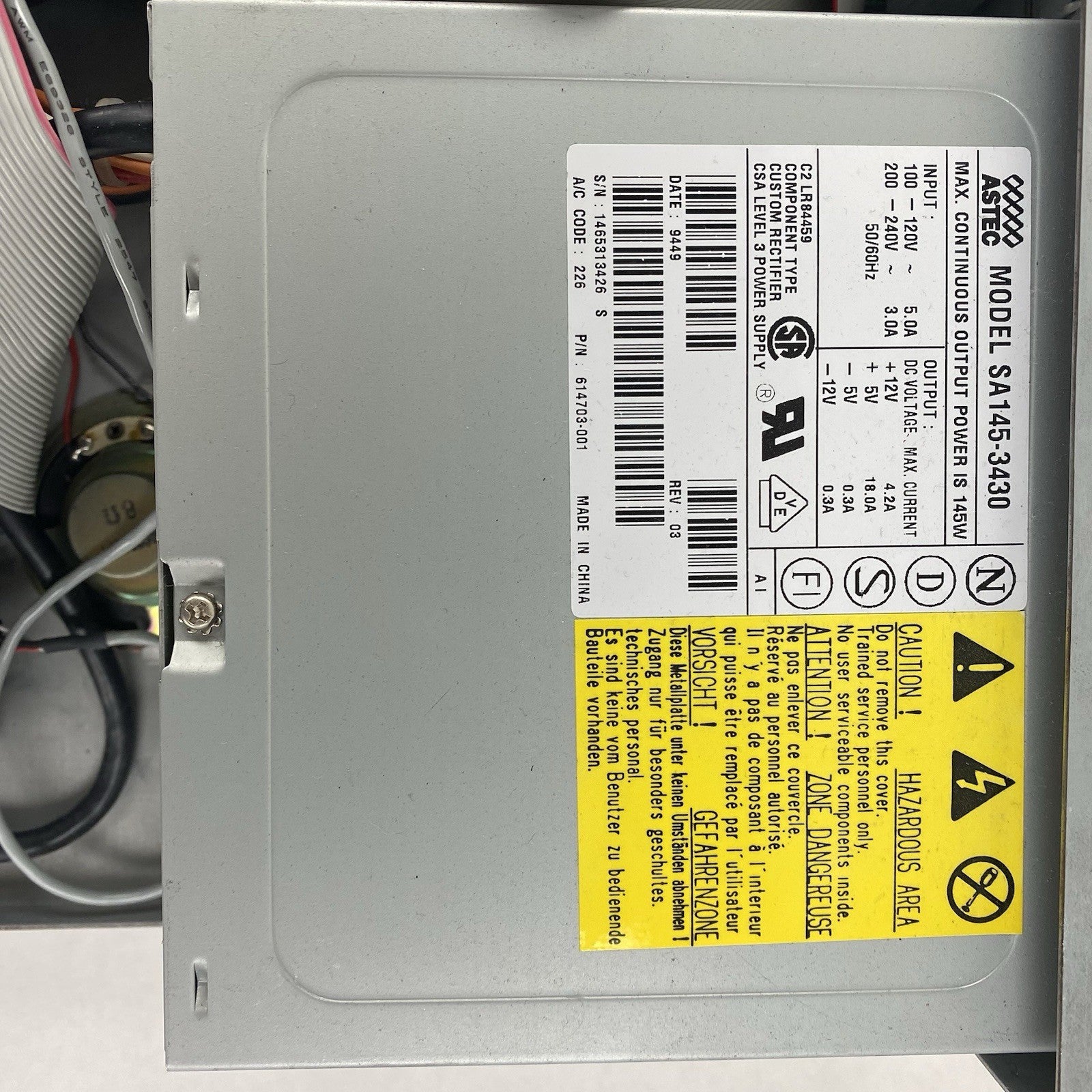 Zenith Z-Station ZEP-8370-QB DT Pentium 90MHz 32MB RAM No HDD No OS