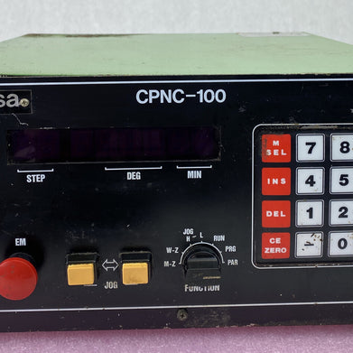 Yuasa CPNC-100 indexer servo controller R-3433 BUSTED POWER SWITCH