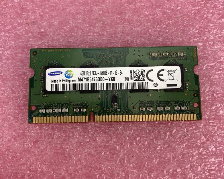 Samsung 4GB DDR3L PC3L-12800S Laptop Memory Ram M471B5173DB0 - Lot of 4