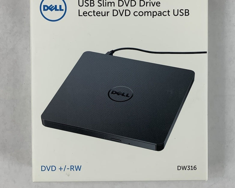 Dell DW316 USB Slim DVD Drive - Sealed