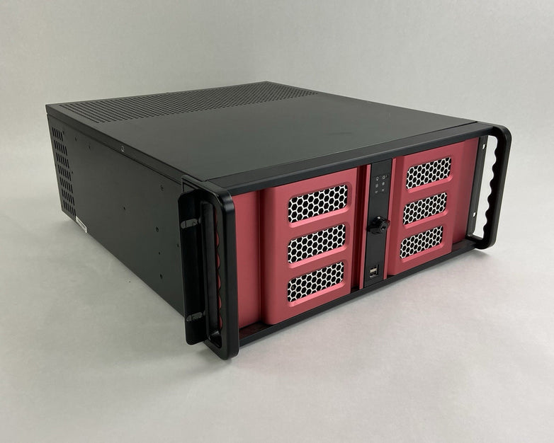iStarUSA D-400SE-RD 4U Compact Computer Rackmount Chassis Thermaltake 500W PSU