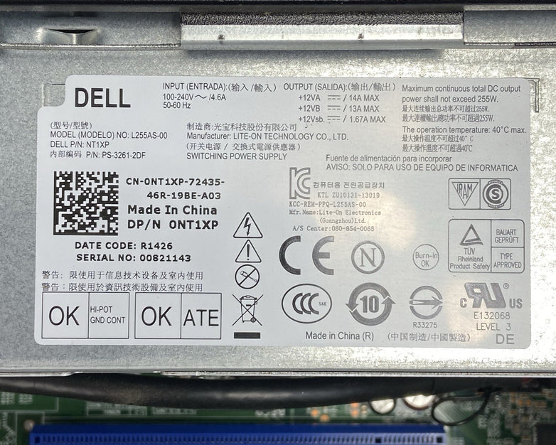 Dell Optiplex 9020 SFF Intel Core i5-4570 3.2GHz 4GB RAM No HDD No OS