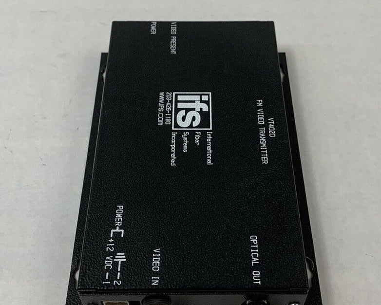 GE IFS Security FM Video Transmitter VT4020 International Fiber Systems