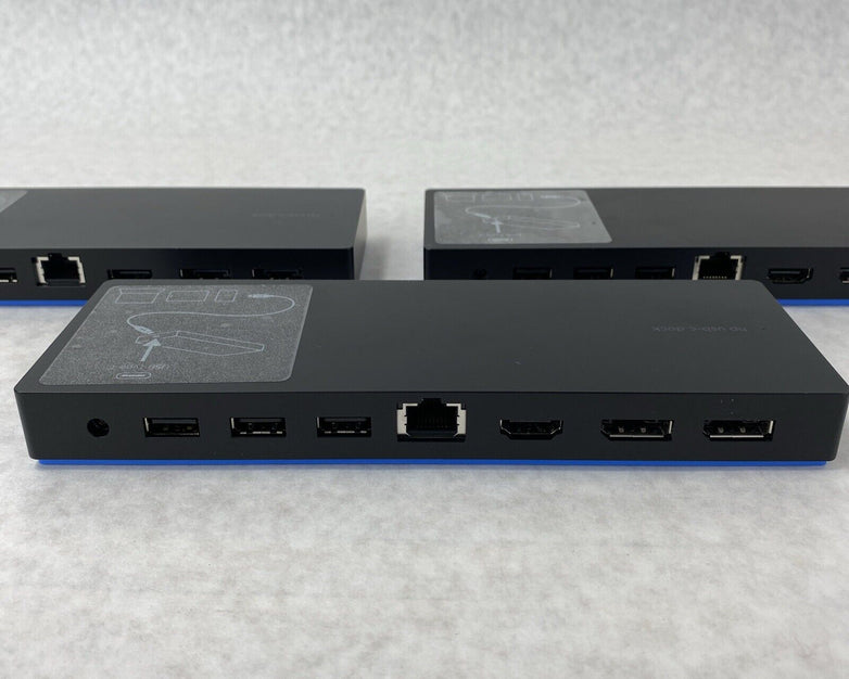 Lot of 3 HP L13898-002 USB-C Dock G4 Blue/Black - Tested