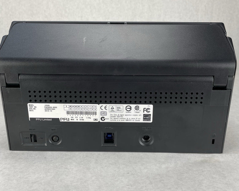 Fujitsu Scan Snap IX500 Desktop Duplex Color Scanner Bad Bulb Parts and Repair