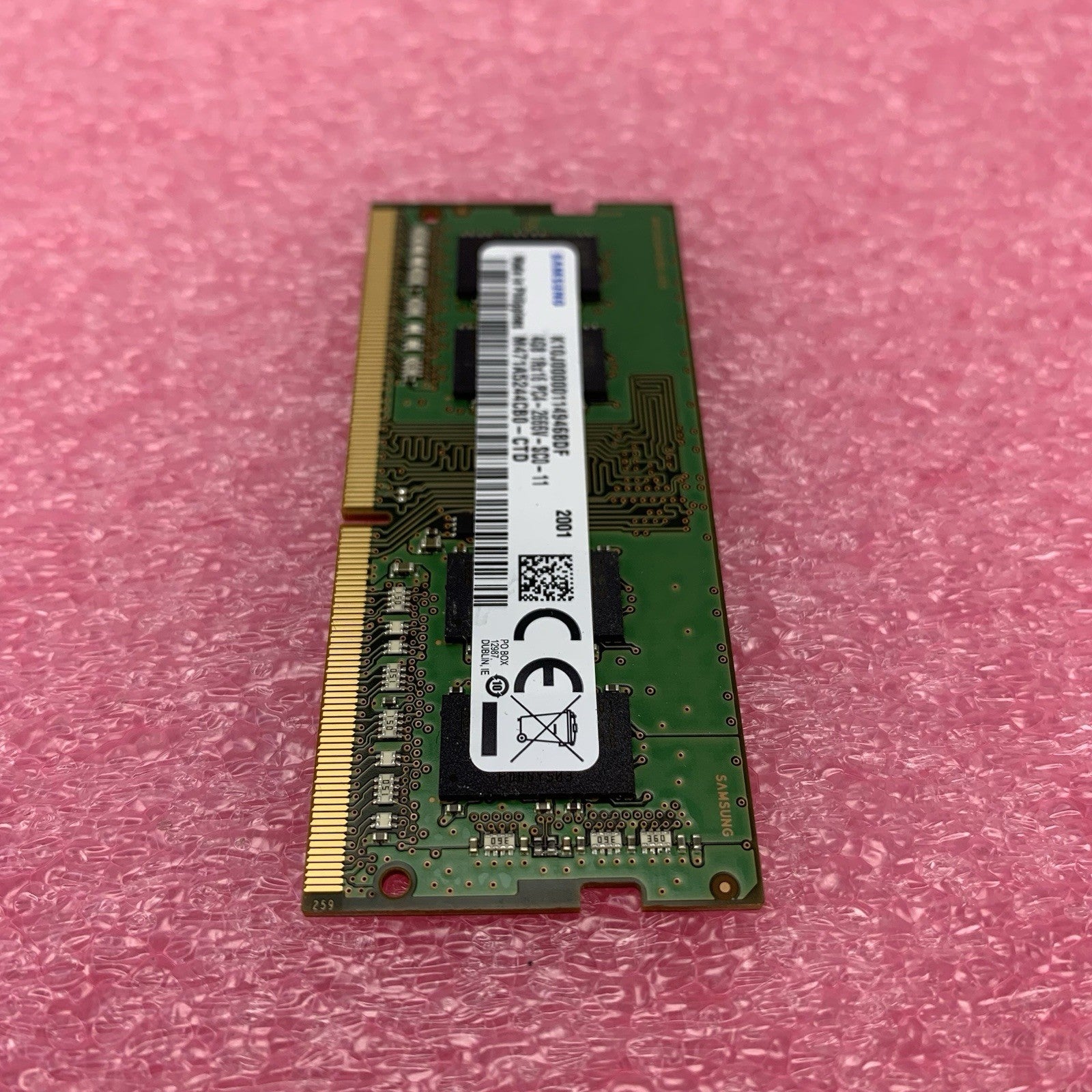 Samsung M471A5244CB0-CTD PC4-2666V-SC0-11 4GB 1Rx16 Desktop Memory RAM Lot of 22