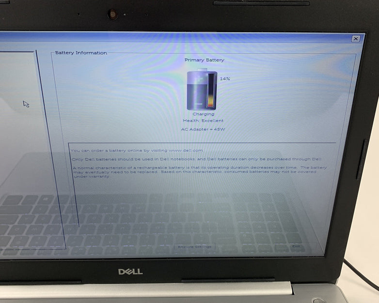 Dell Inspiron P75F Laptop 15.6" i7-8550U 1.80 GHz 12 GB Ram No SSD/OS/AC