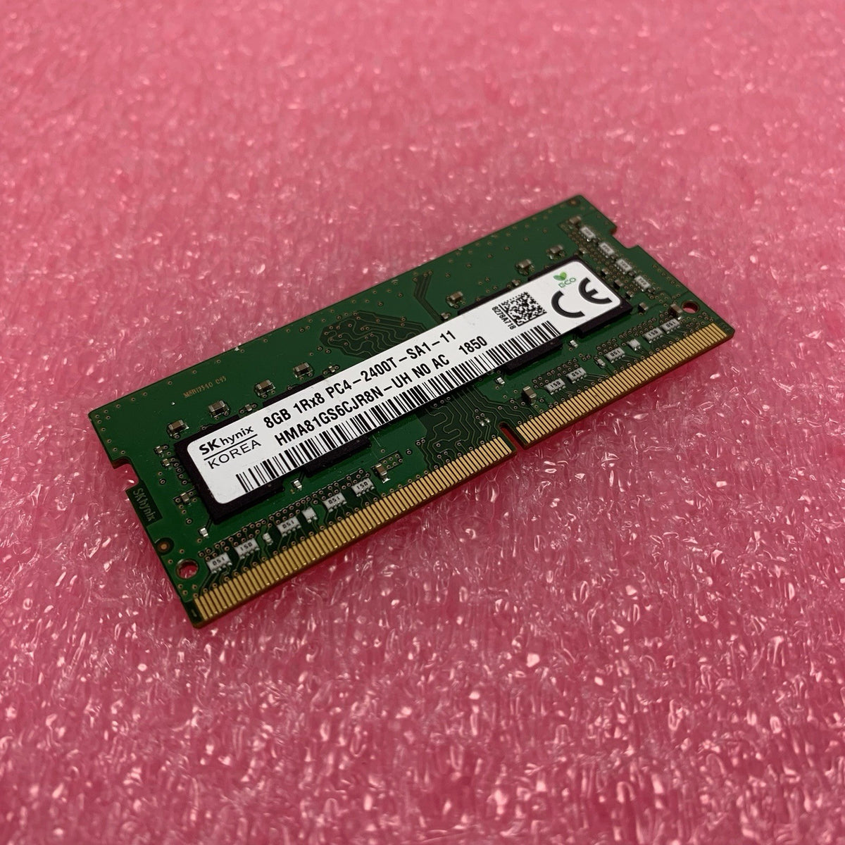 SK Hynix HMA81GS6CJR8N-UH PC4-2400T-SA1-11 8GB 1Rx8 Desktop Memory RAM0