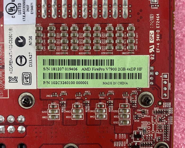 AMD Radeon FirePro V7900 2GB Video Graphics Card