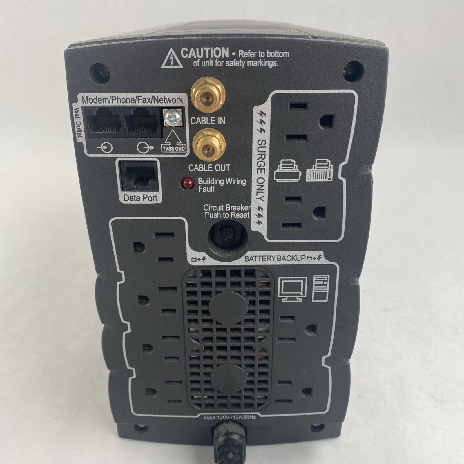 APC Back-UPS RS 1500 BR1500LCD Uninterruptible Power Supply No Battery Tested3