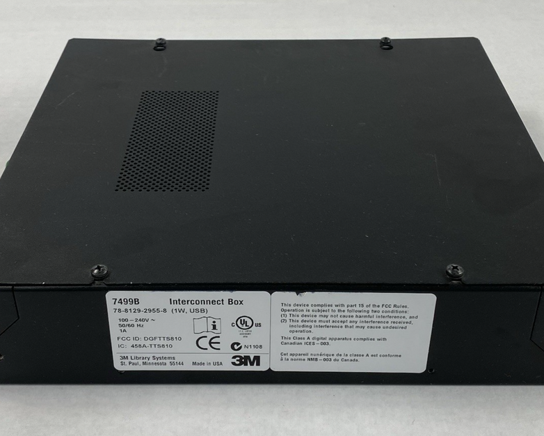 3M Library Systems 7499B Interconnect Box Power Tested
