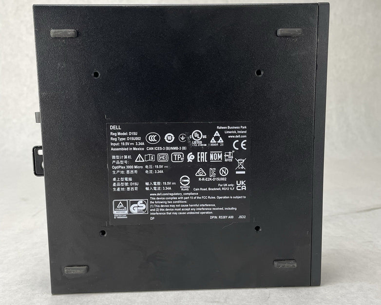 Dell OptiPlex 3000 SFF I5-12500T 3.50 GHz 16 GB Ram No SSD No OS