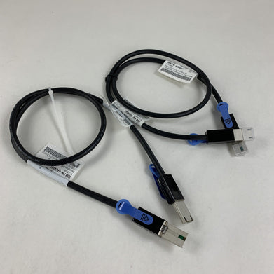 IBM 44V4041 42R6751 Mini SAS SFF-8088 to Mini SAS SFF-8088 1M Lot of 2x