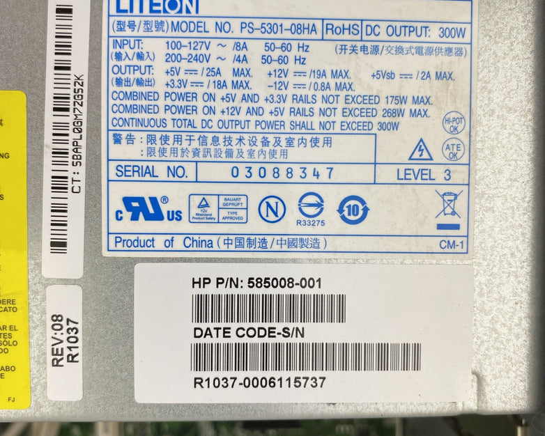 HP Pavilion 500B MT Intel Core 2 Duo E7500 2.93GHz 4GB RAM No HDD OS READ