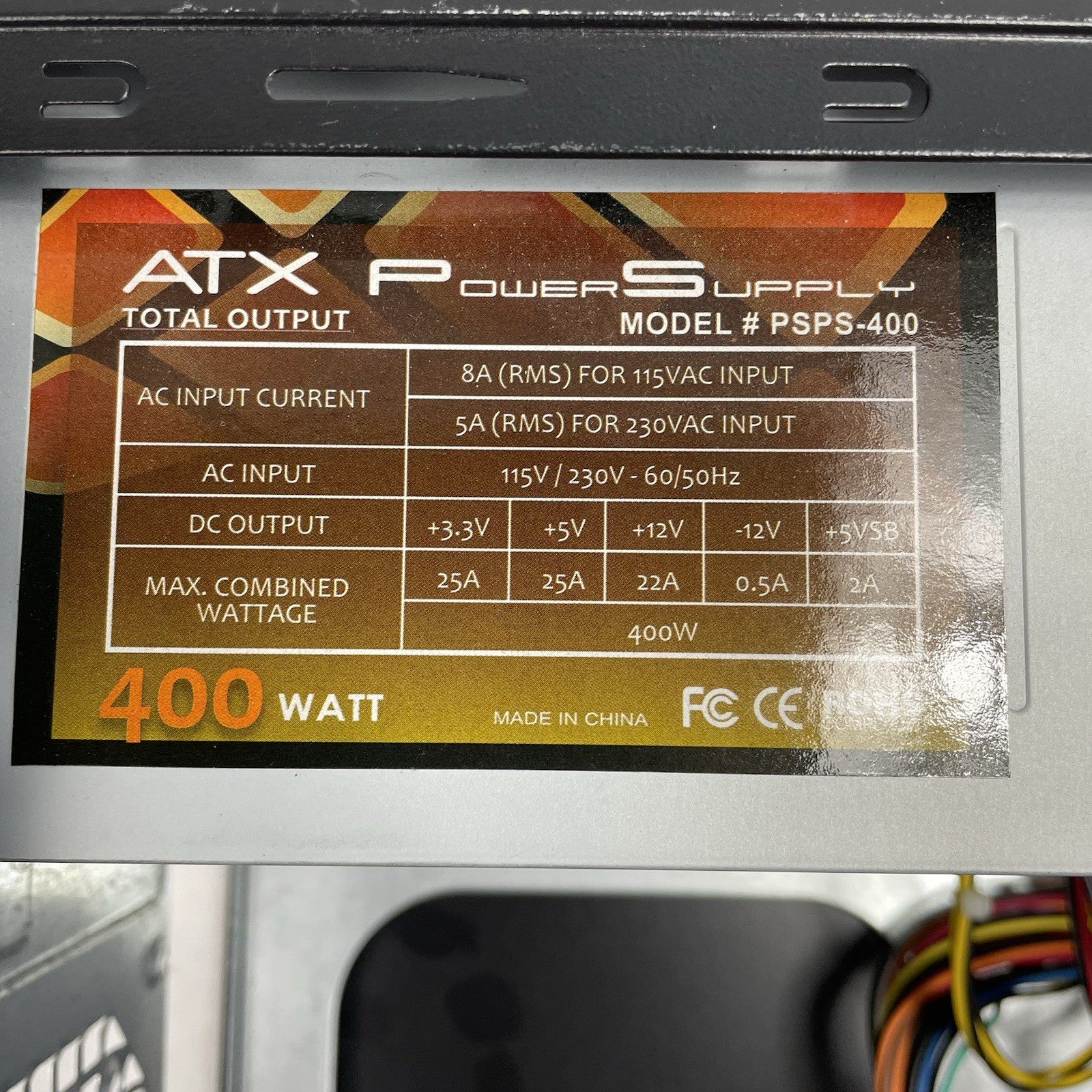 Gigabyte GZ-PH1A3 Computer Chasis Barebones w/ 400W Power Supply Tested