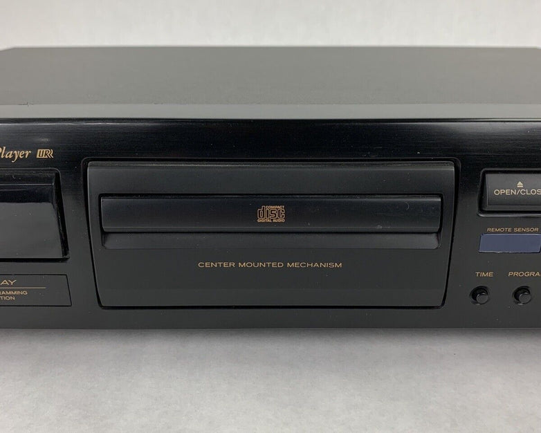 Teac CD-P1250 CD Player Tested has Bad CD Tray For Parts and Repair