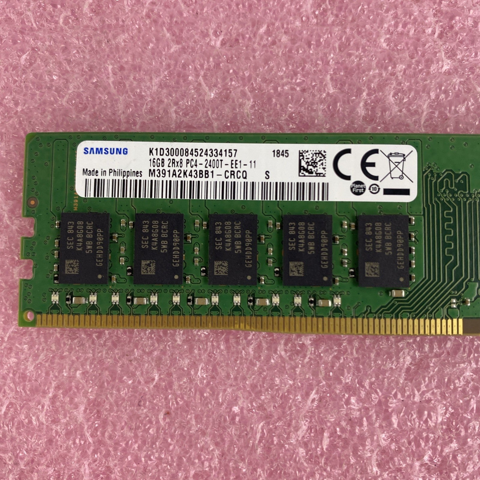 Samsung K1D300084524334157 16GB PC4-2400T-EE1-11 Server Memory RAM3