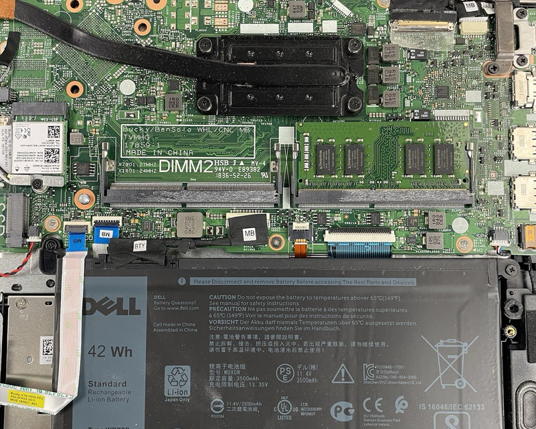 Dell Vostro 5581 15.6" i5-8265U 1.60 GHz 8 GB RAM No SSD/OS/AC