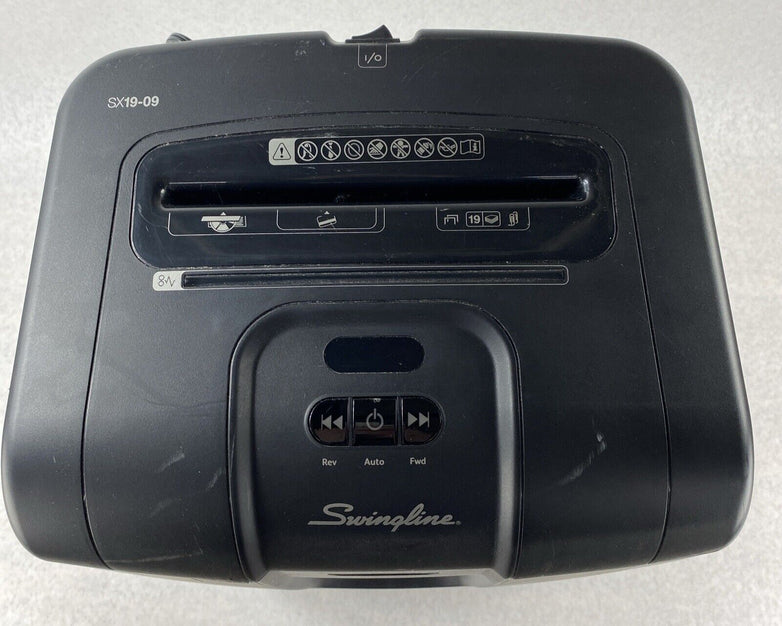 Swingline SX19-09 Super Cross-Cut Jam Free Shredder SWI1758493