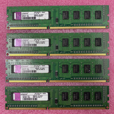 Lot ( 4 ) 1GB Kingston KTW149-ELD Desktop Memory PC3-10600U DDR3 1RX8