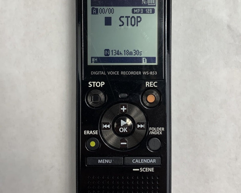 Olympus WS-853 Digital Voice Recorder - Tested