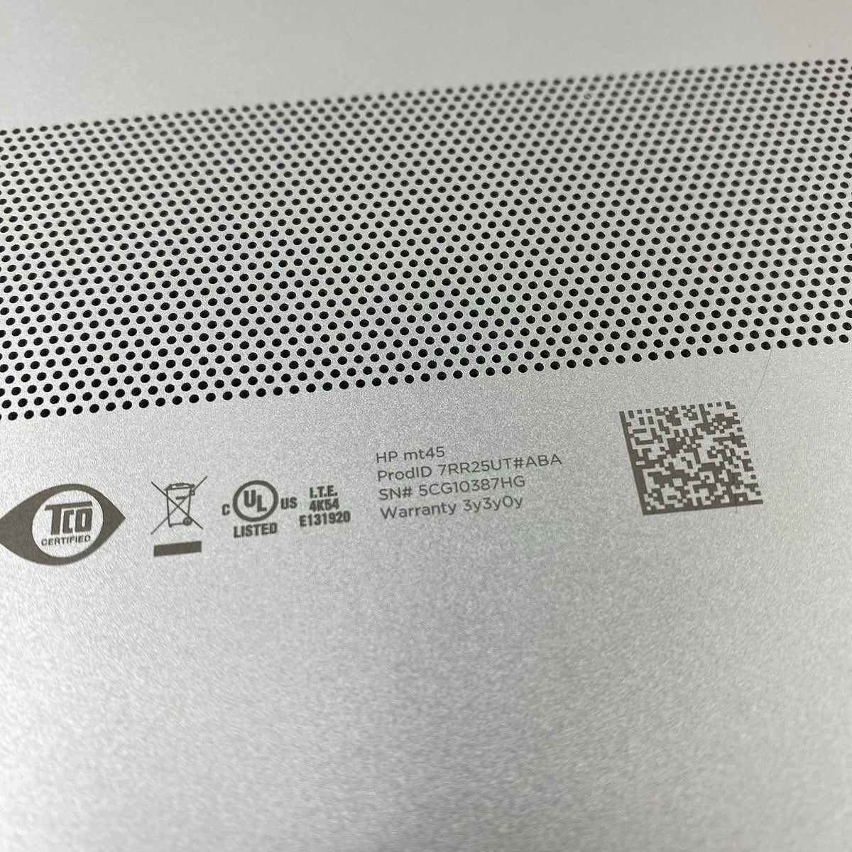 HP mt45 14" Ryzen 3 Pro 3300U 2.10 GHz 4GB RAM No SSD/OS/AC17