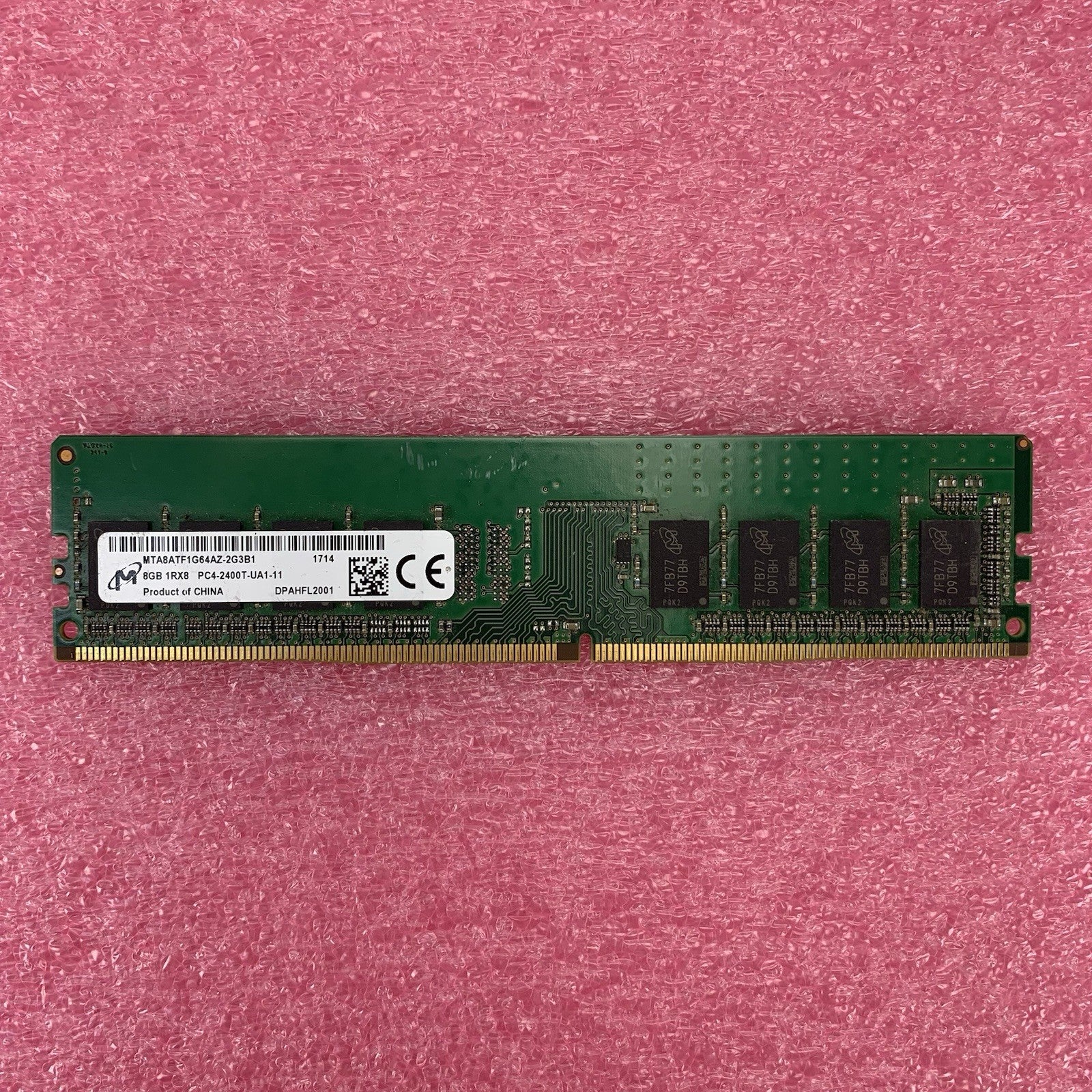 Micron MTA8ATF1G64AZ-2G3B1 PC4-2400T-UA1-11 8GB 1Rx8 Desktop Memory RAM5