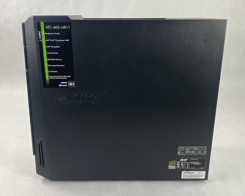 Acer Aspire TC-605 MT Intel Core i5-4440 3.1GHz 1x8GB RAM No HDD No OS