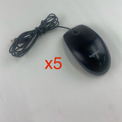 Logitech M-U0026 Wired Mouse 810-002182 (Lot of 5)